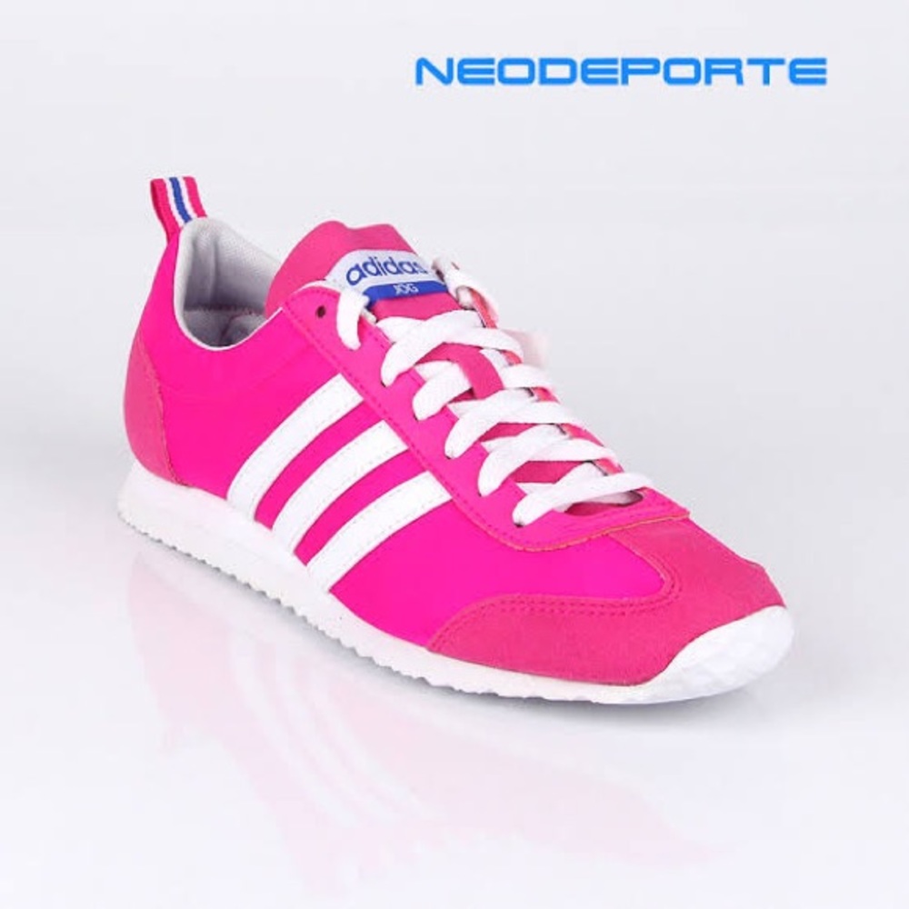 Pink Adidas teniss shoes